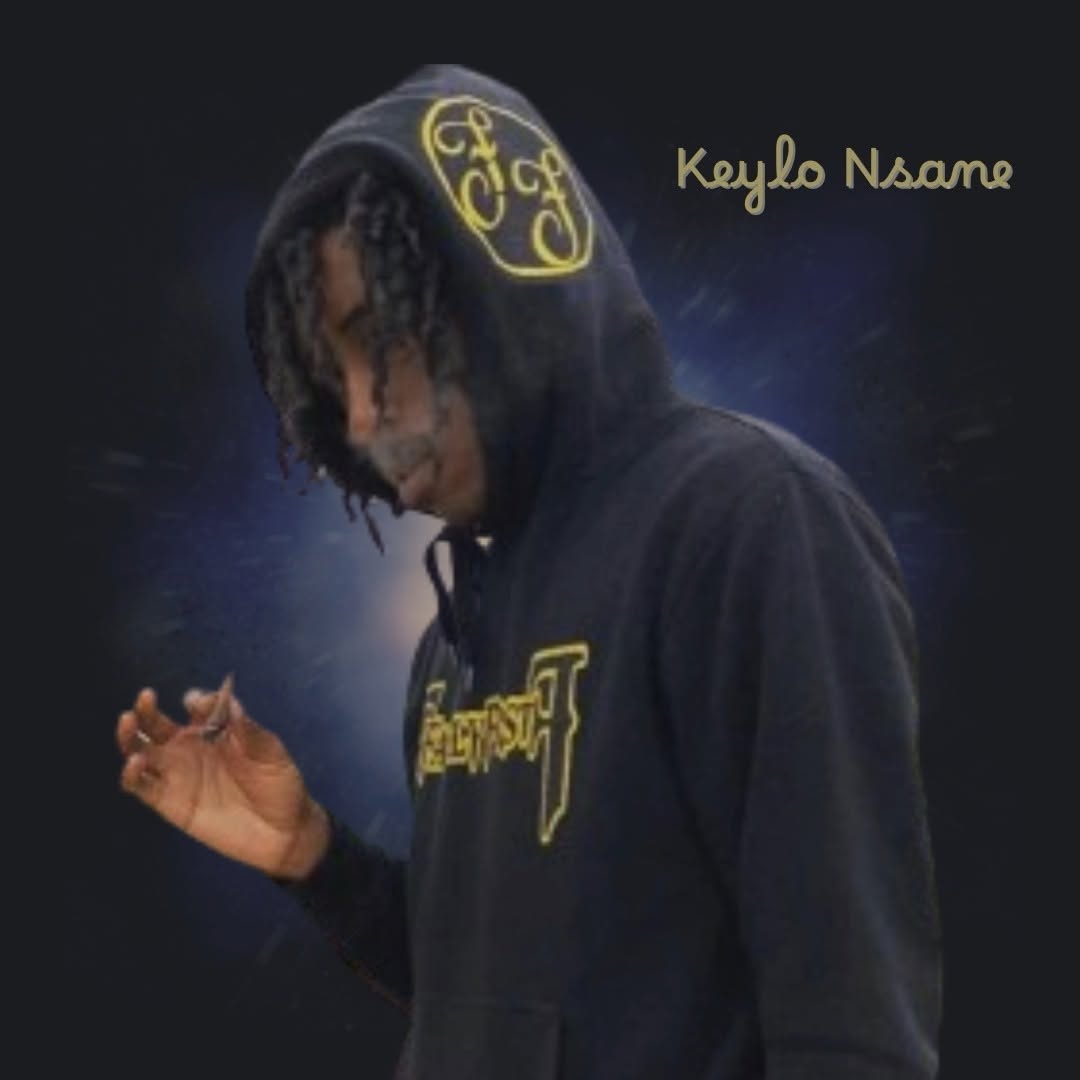 Keylo Nsane looking down in a black Strictly for the Streets hoodie