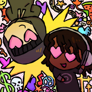 MIDDEKO & Hann: FALLINLUV official release artwork